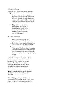 Studocu econ pg 5 - PowerPoint notes + additional personal notes - What ...