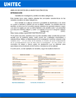 Entregable 1 Organizador tema 2 y 3 - DESCRIPCIÓN DE VARIABLE DE DATOS ...