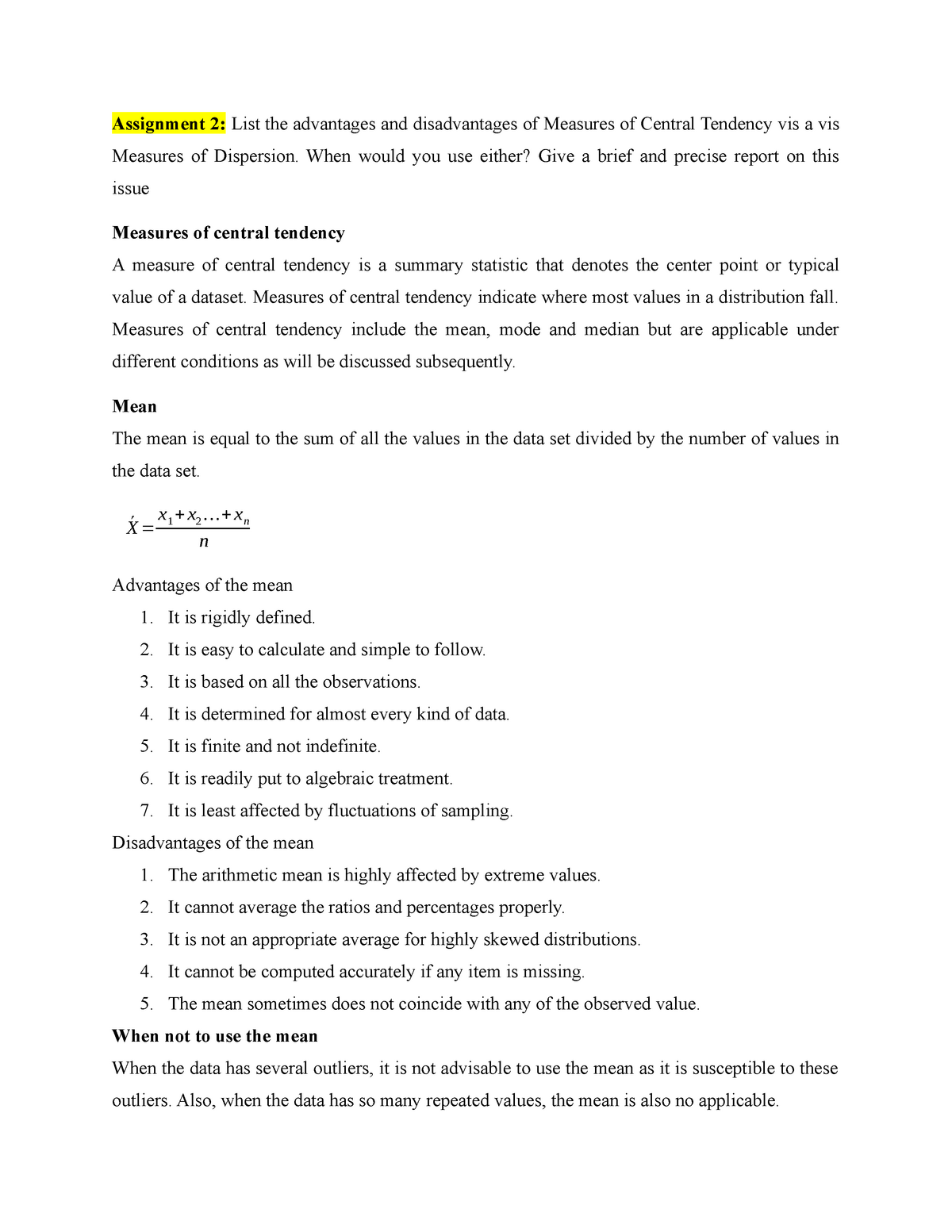 introductory-statistics-assignment-2-list-the-advantages-and