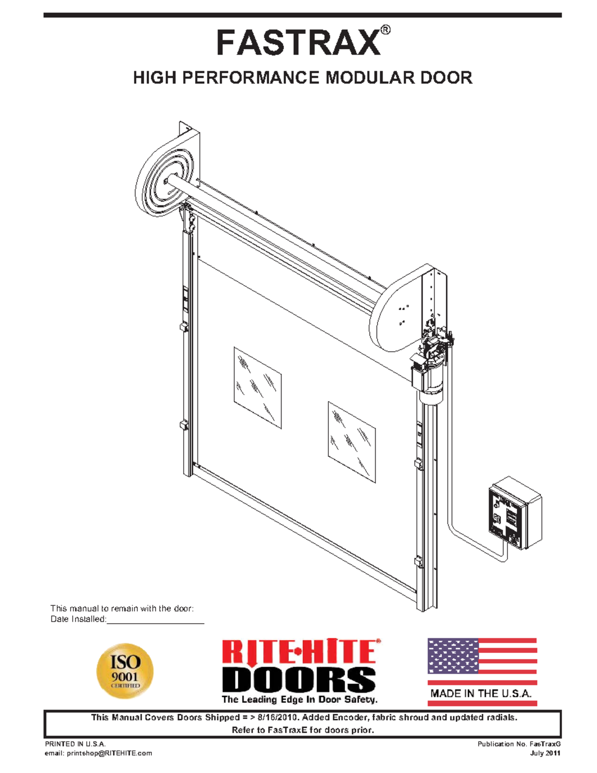 Fas Trax G - es un ensayo sobre cortinas rápidas - FASTRAX ® HIGH ...