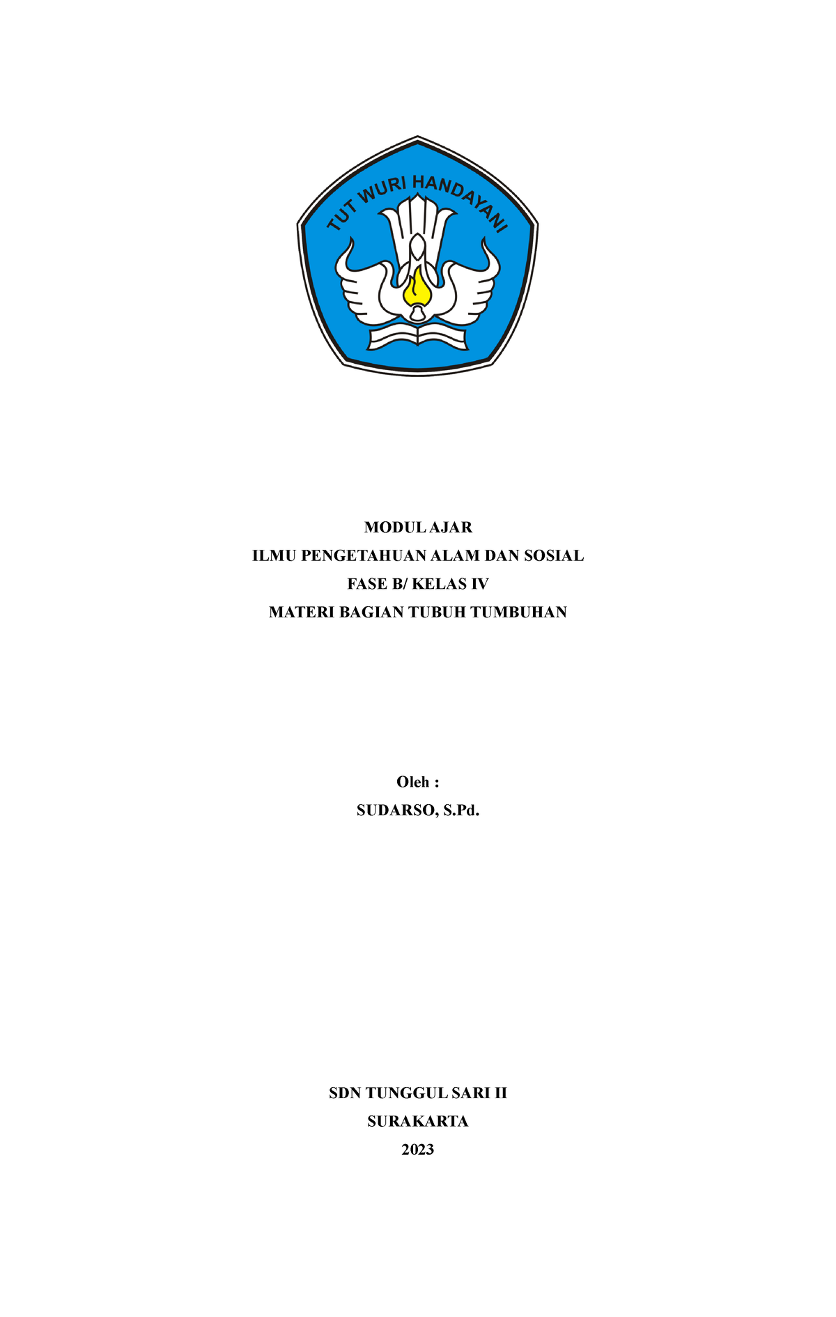 Modul - Profesi Pendidikan Guru - MODUL AJAR ILMU PENGETAHUAN ALAM DAN ...