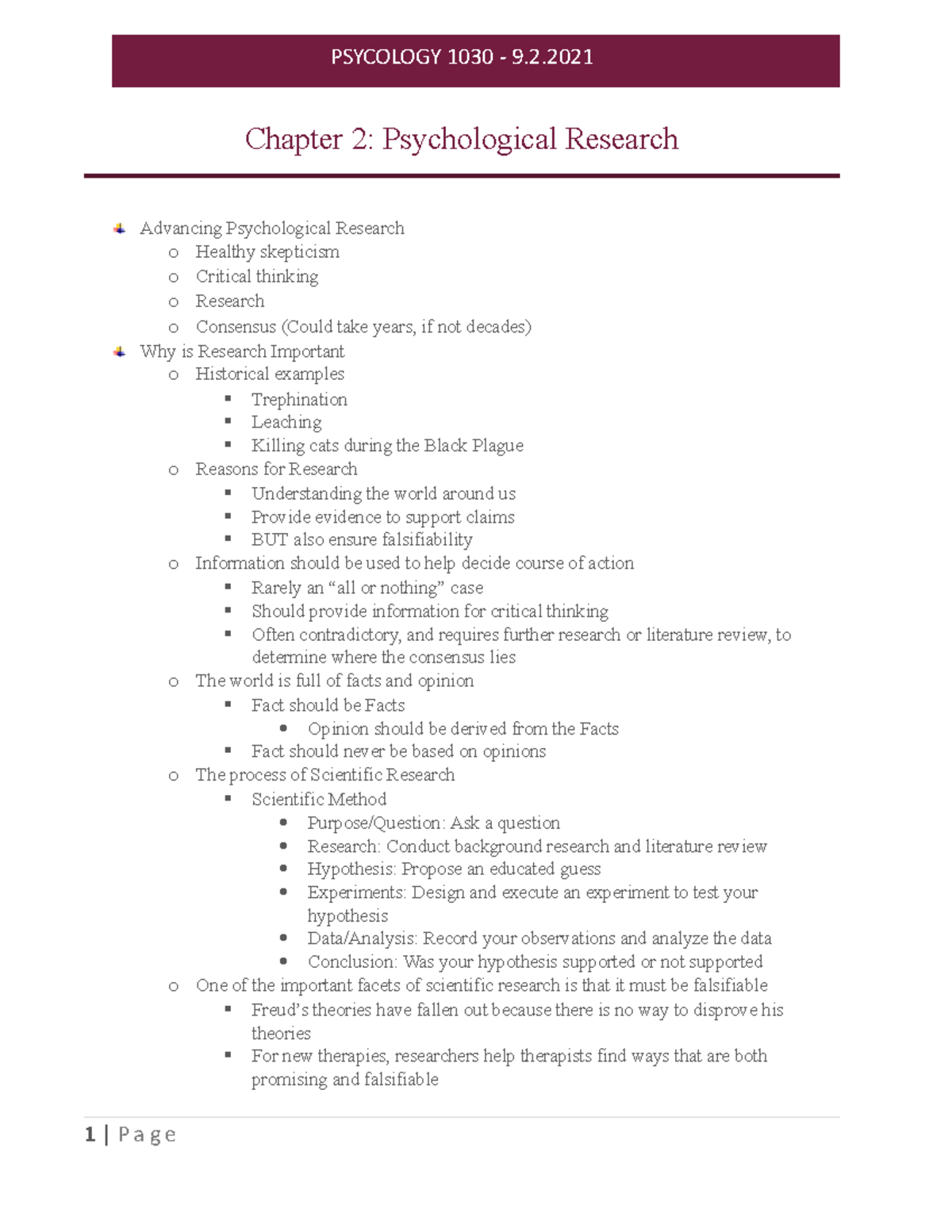 chapter 2 psychological research quiz