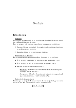 Topologia - Apuntes Con Demostraciones Y Ejemplos De Topología ...