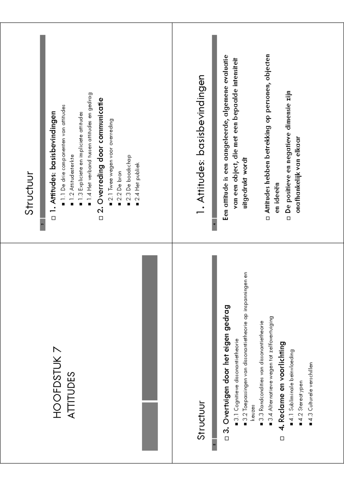 Slides Van Hoofdstuk 7 Powerpoint Presentatie - HOOFDSTUK 7ATTITUDES ...