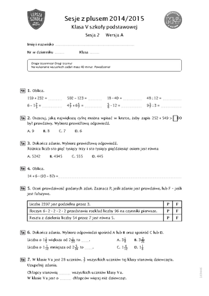 Figury-geometryczne-praca-klasowa-w Klasie 7-pdf - FIGURY GEOMETRYCZNE ...