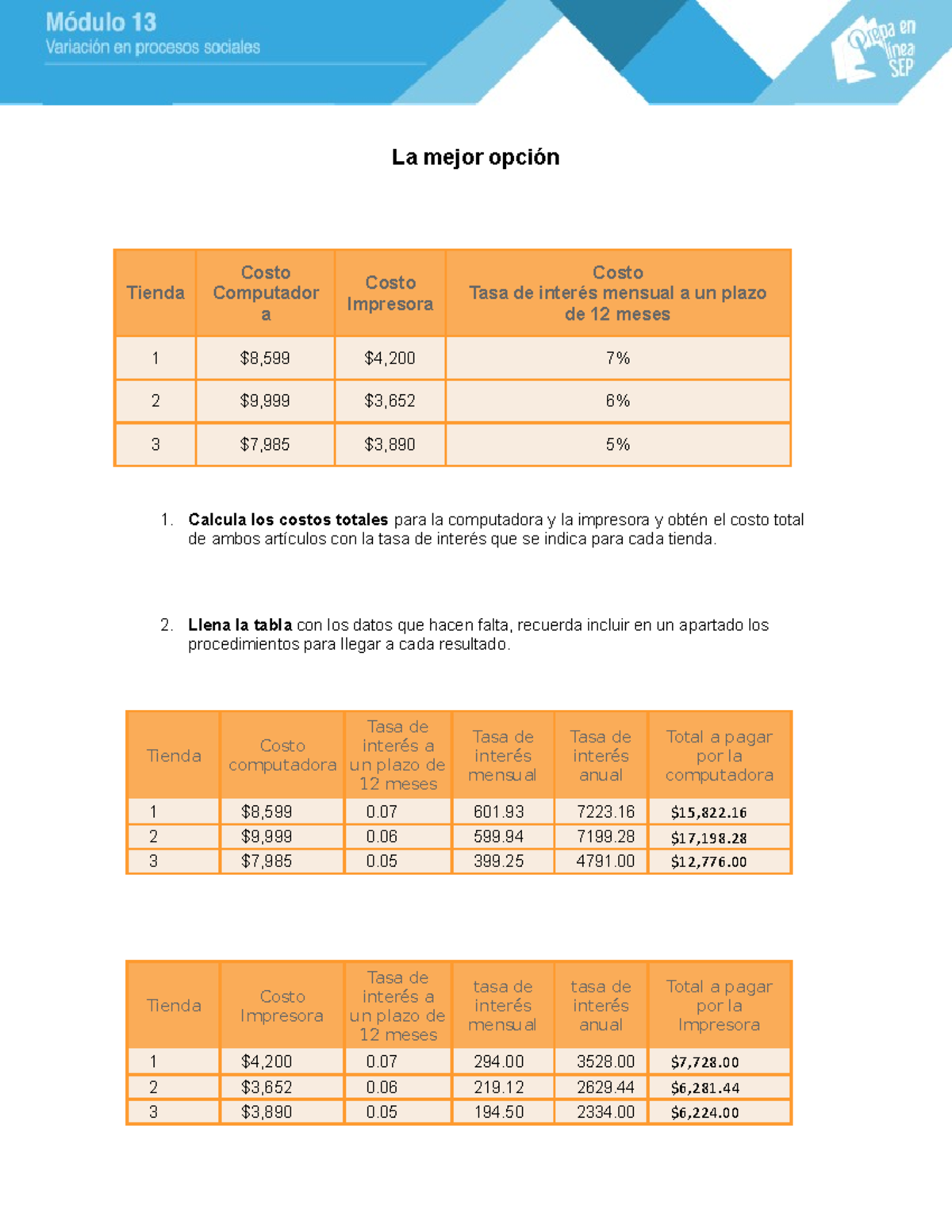 M13S2AI4 - Actividad Integradora La Mejor Opción Modulo 13 - La Mejor ...