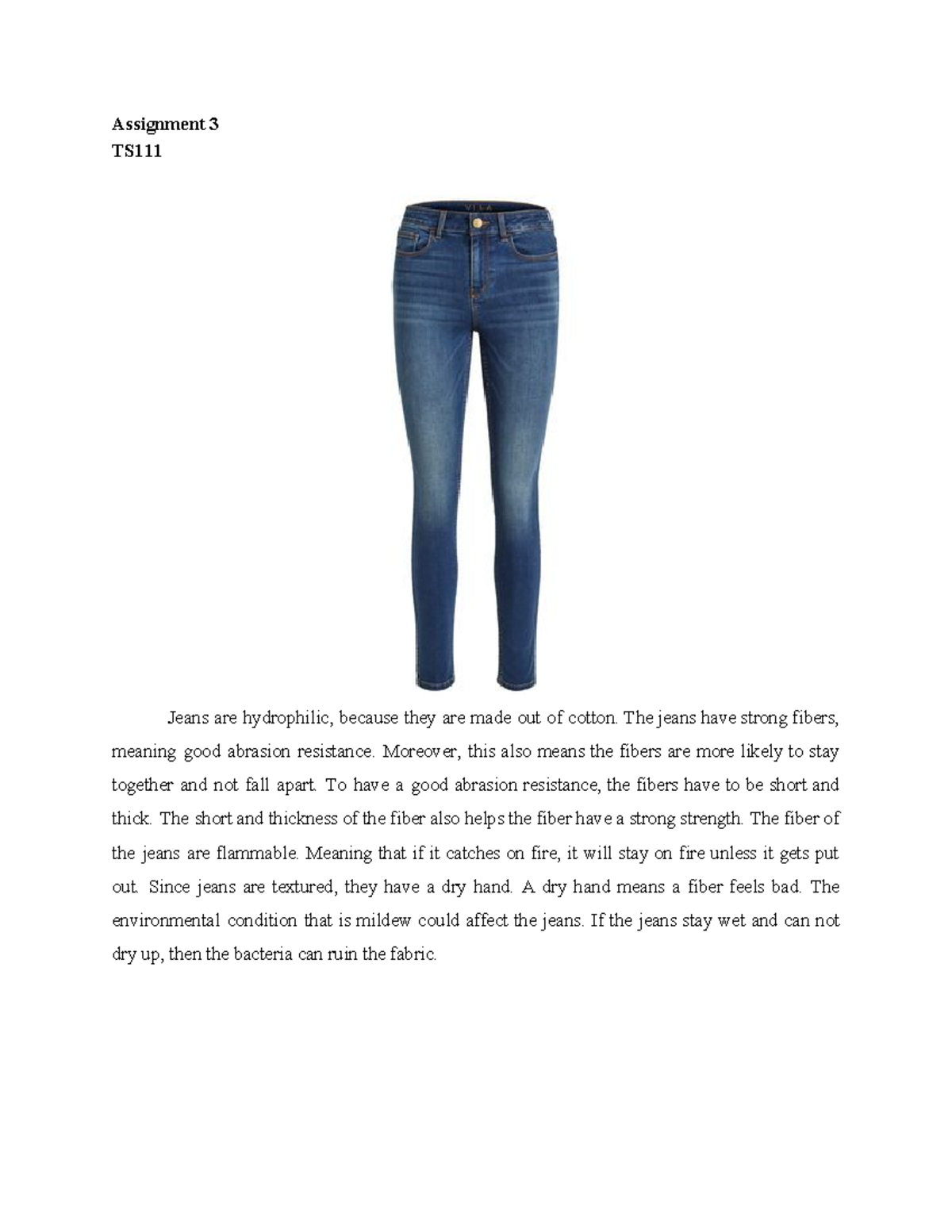 strong jeans meaning