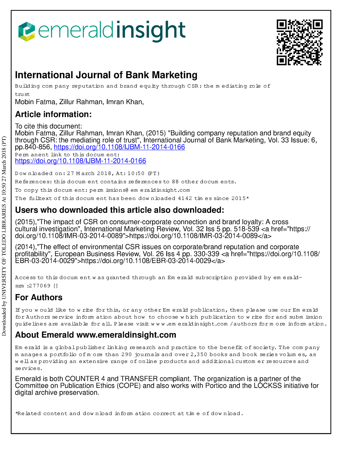 Fatma 2015 - 222 - International Journal Of Bank Marketing Building Com ...