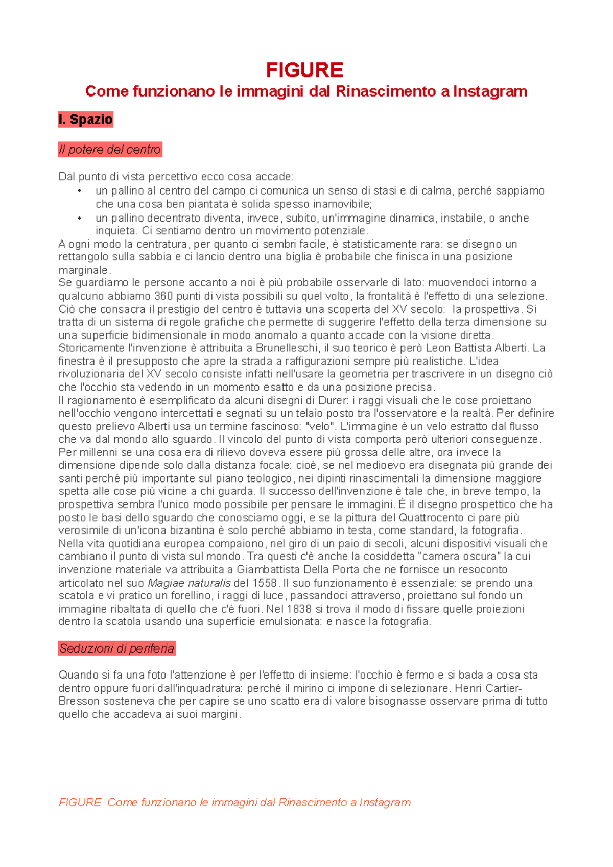 Figure come funzionano le immagini dal rinascimento ad instagram FIGURE Come funzionano le