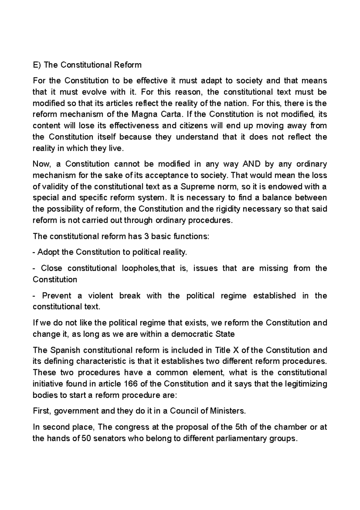Lessons 10-11 basic management and business - E) The Constitutional ...