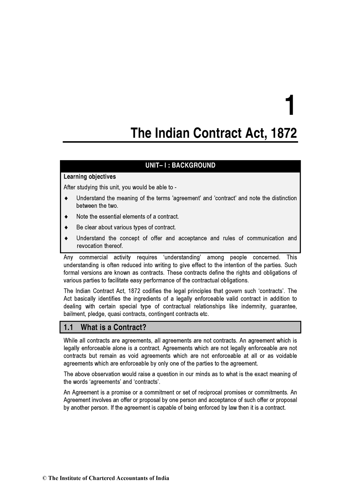 short case study on indian contract act 1872