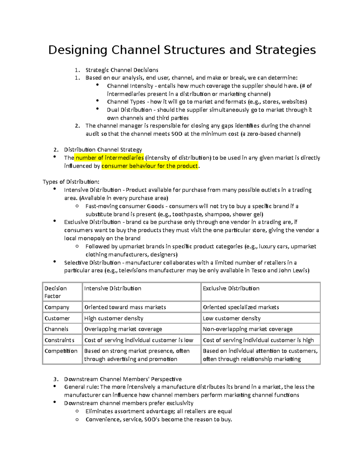 Designing Channel Structures and Strategies - Designing Channel ...