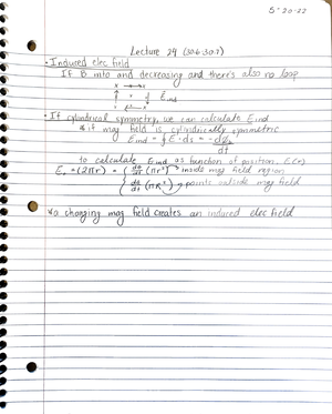 Book Notes 27 - Physics 2b - Phys 4c - Studocu