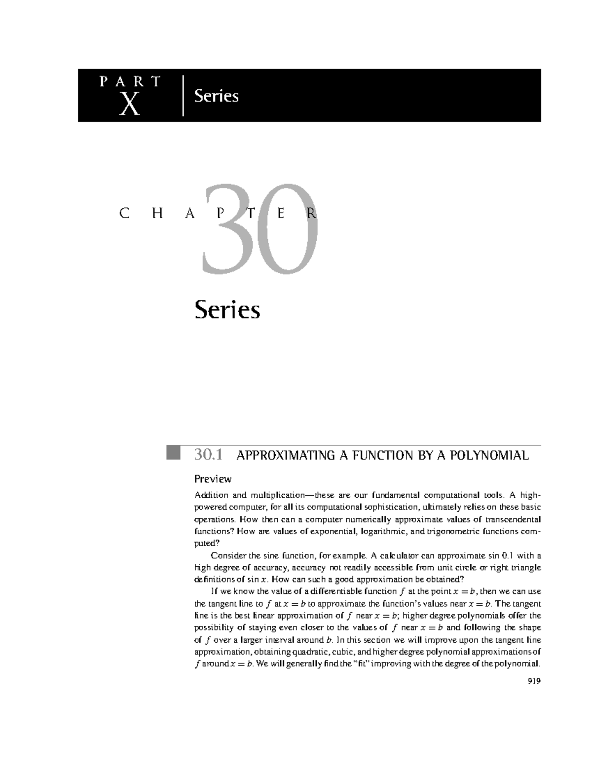 Chapter 30 MATH 1B Harvard StuDocu