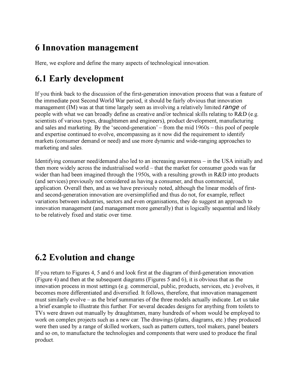 master thesis topics innovation management