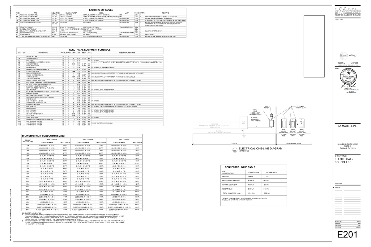 e201-electrcial-schedule-120v-1-phase-conductor-size-max-length