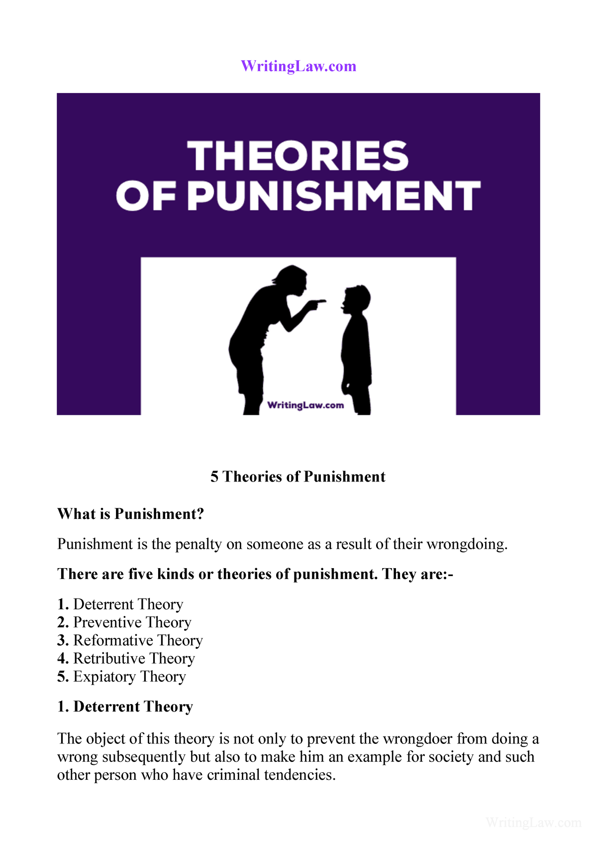 5-theories-of-punishment-writinglaw-5-theories-of-punishment-what-is-punishment-punishment-is