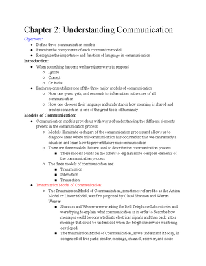 Chapter 3 - Chapter 3: Understanding Public Speaking Objectives: Define ...