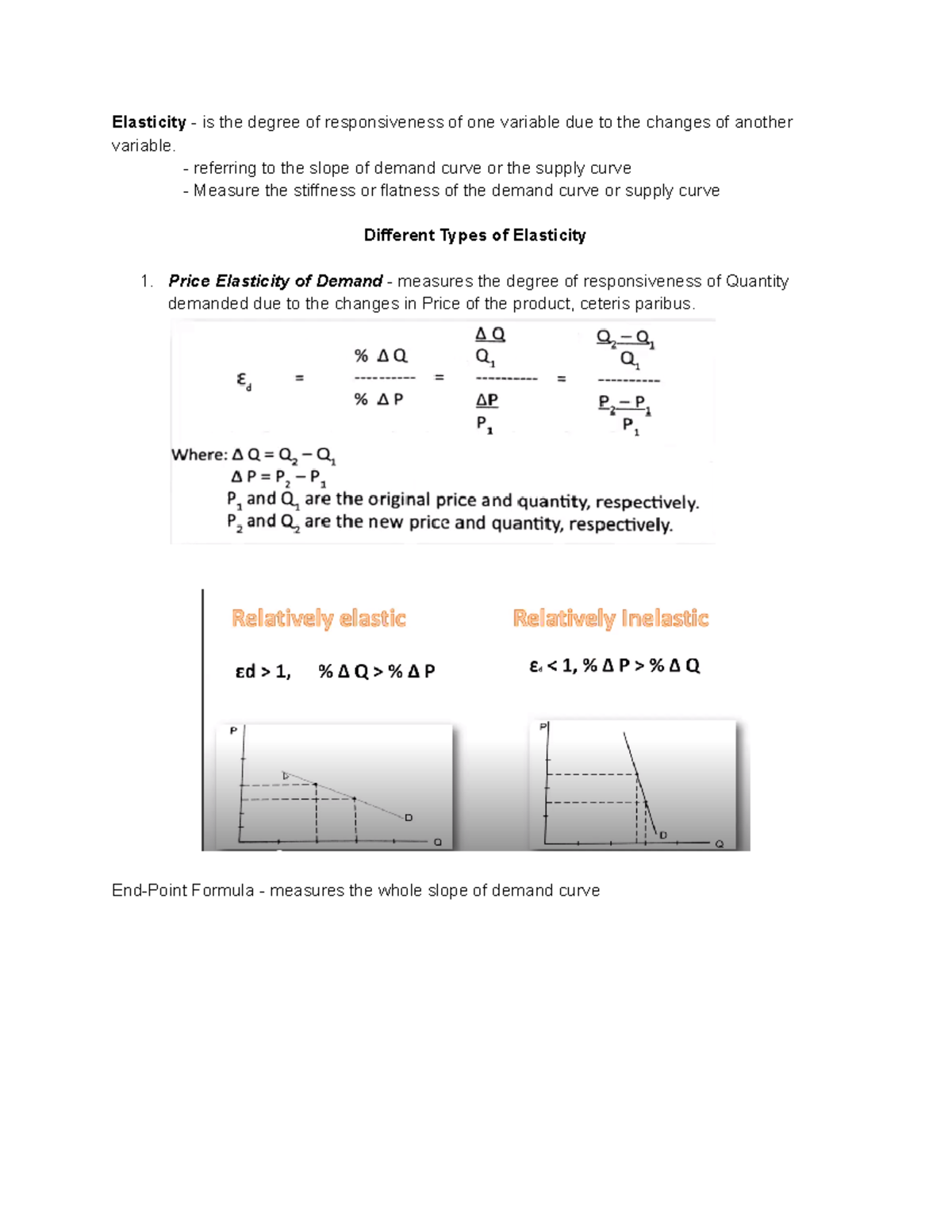 Elasticity (Managerial Economics) - Elasticity - is the degree of ...