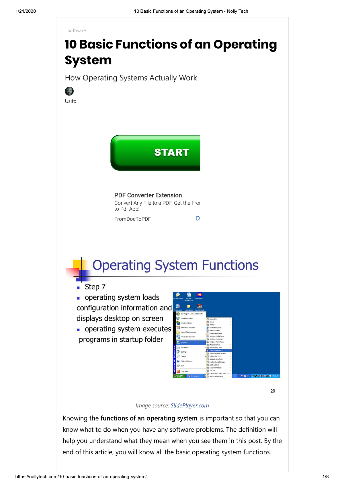 10 Basic Functions Of An Operating System The Definition Will Help You Understand What They 1075