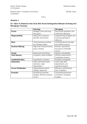 COGO8412 ICE TASK 6 - ice task for practice - COGO8412 ICE TASK: SOE’s ...