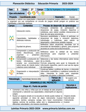 5°ejan8 Acordamos colectivamente normas y reglas... (2023-2024) - Fase ...