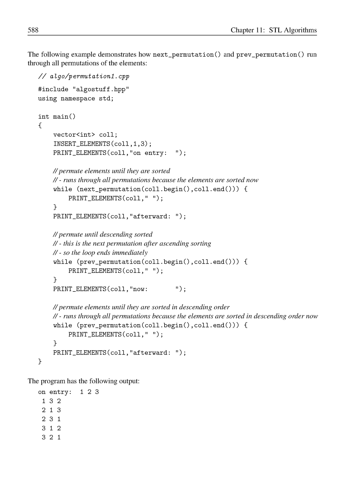 The C++ Standard Library A Tutorial - 588 Chapter 11: STL Algorithms ...