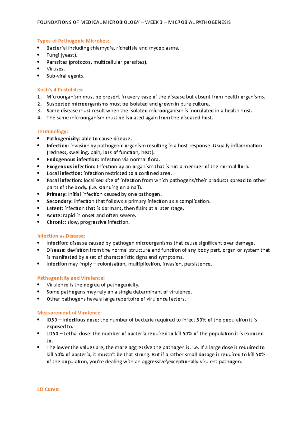 Microbial Pathogenesis + Questions - Types of Pathogenic Microbes ...