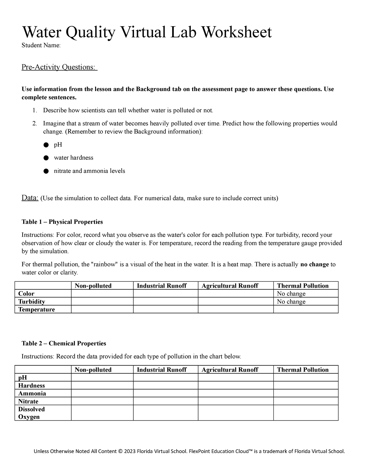 03-02-worksheet-lll-water-quality-virtual-lab-worksheet-student-name-pre-activity-questions