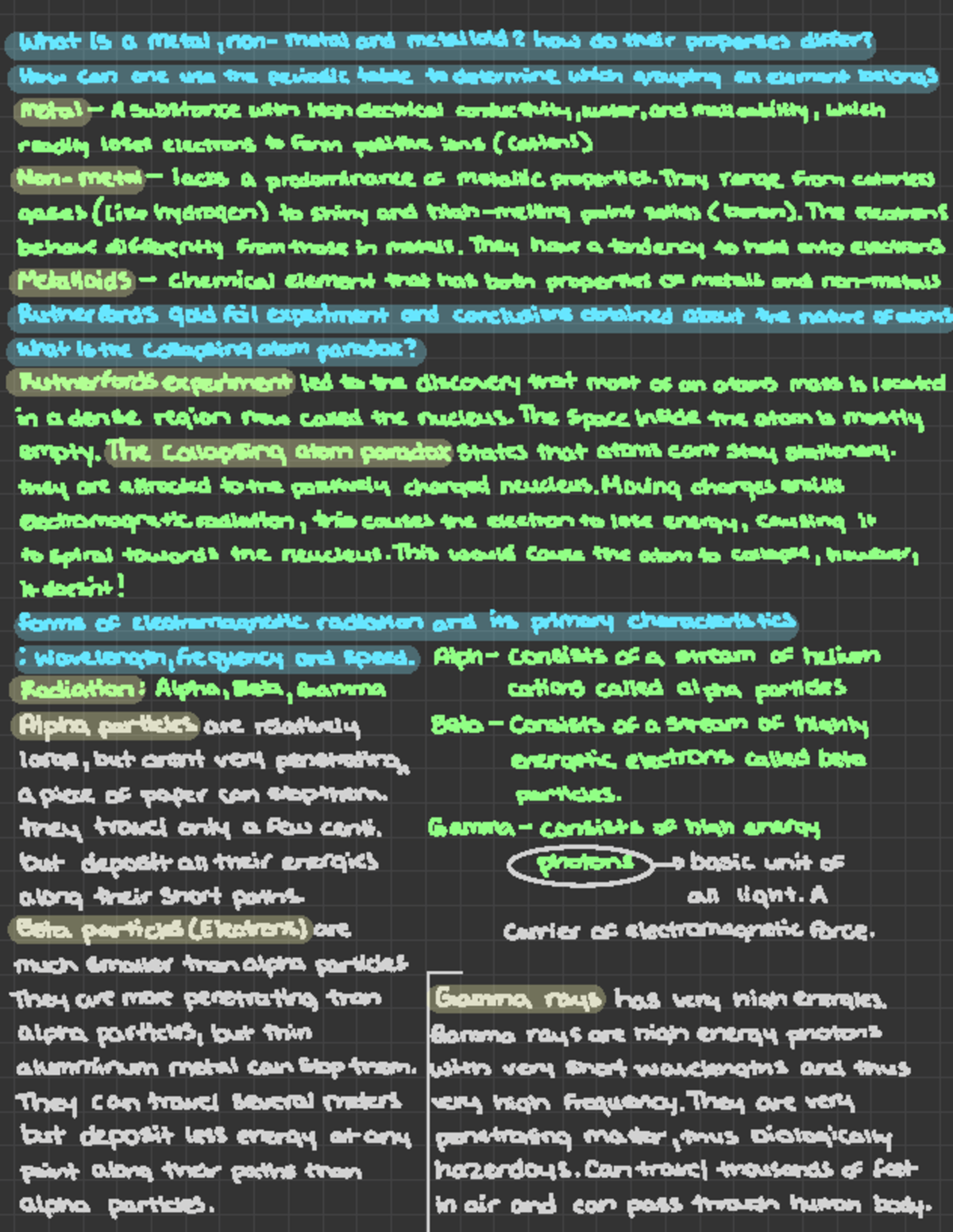Exam 2 Outline - These were questions from the exam 2 study guide. This ...