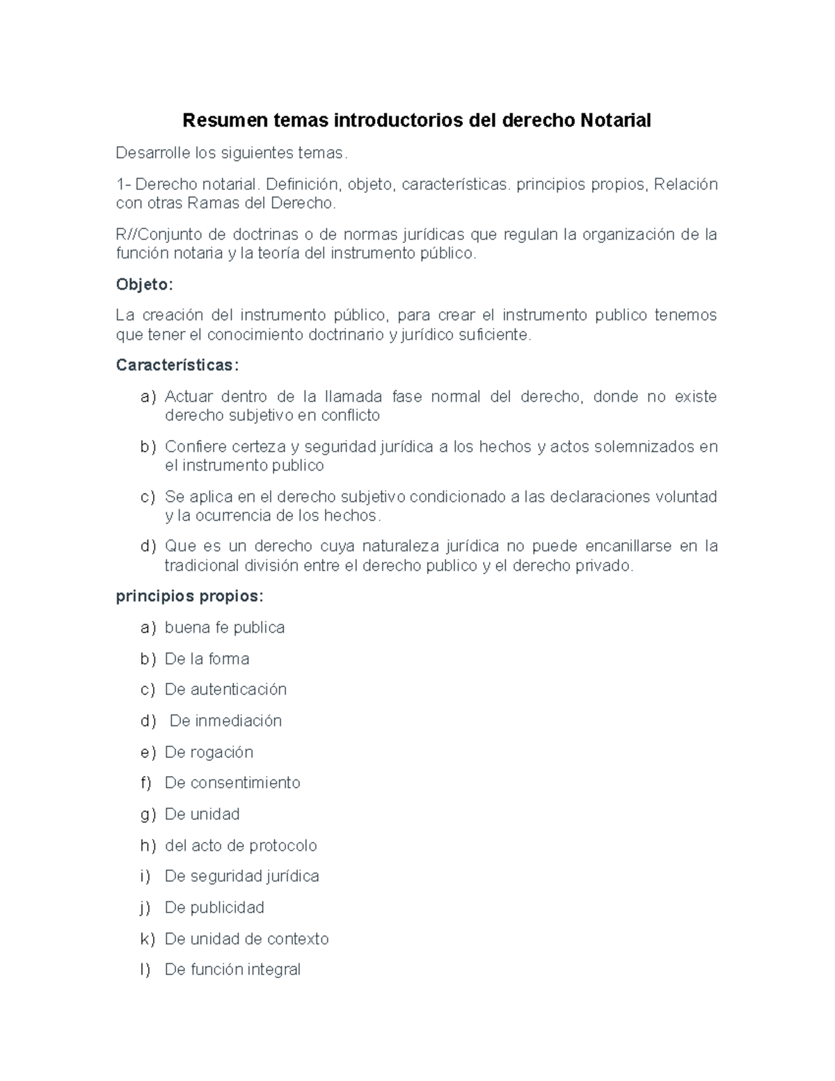 Resumen Temas Introductorios Del Derecho Notarial.docx II - Resumen ...