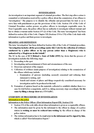 154-173. Investigation