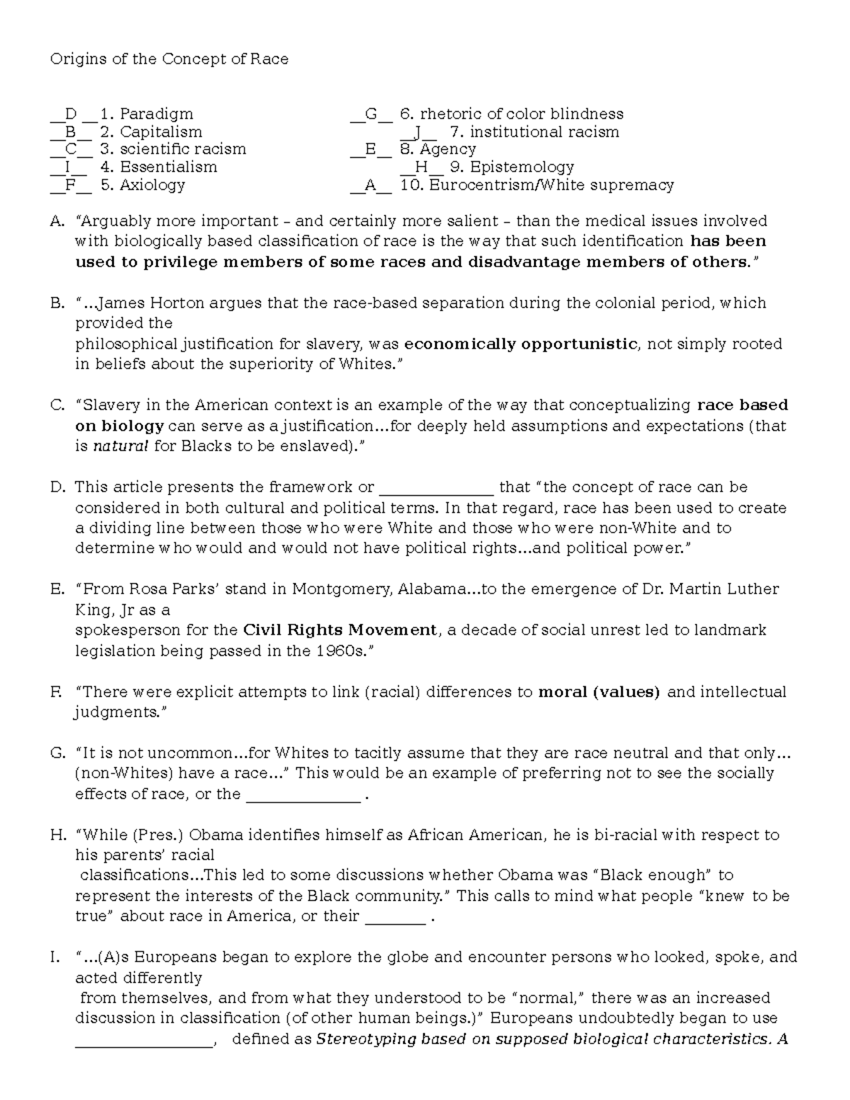 Medh origins of the concept of race origins of the concept of race
