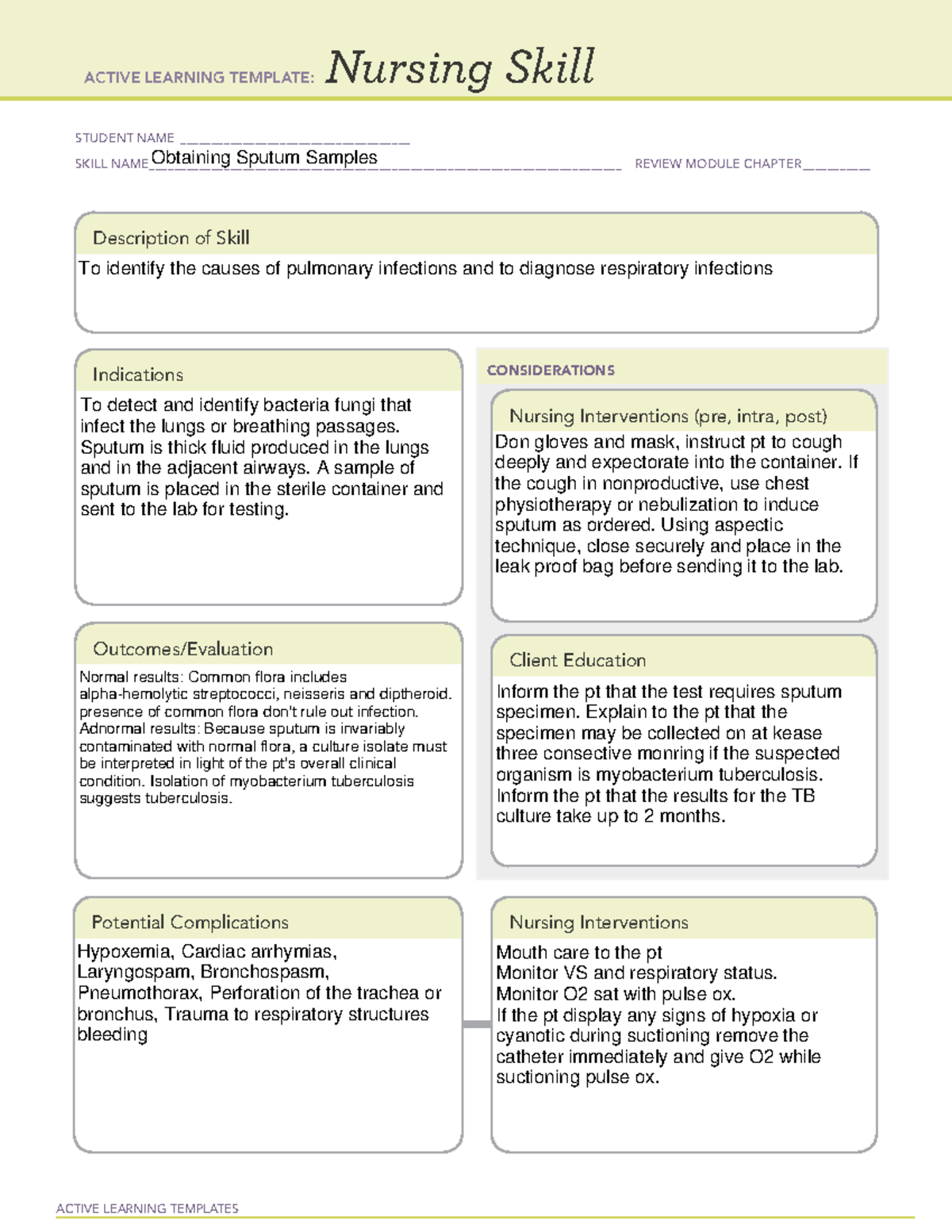 normal sputum