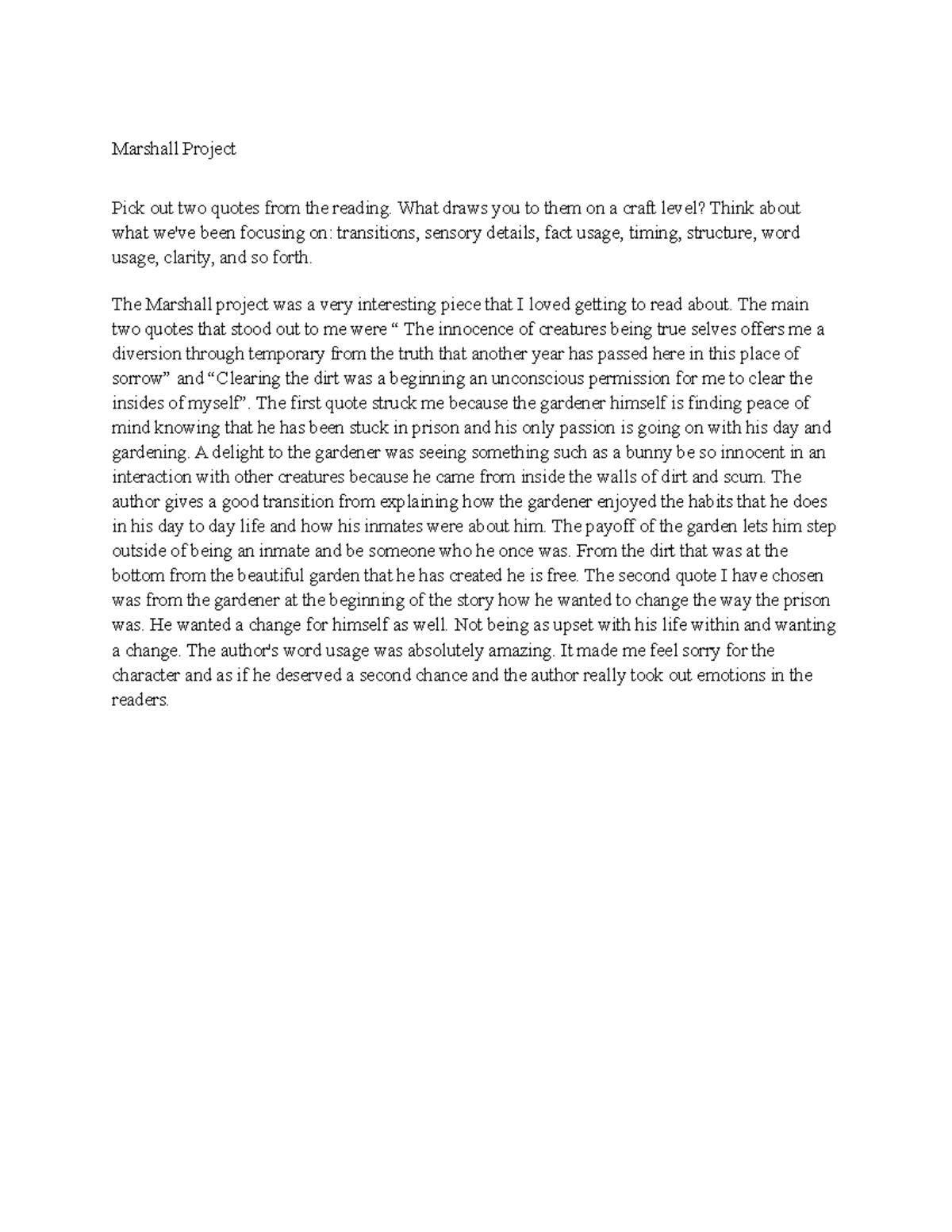 marshall-project-essay-marshall-project-pick-out-two-quotes-from