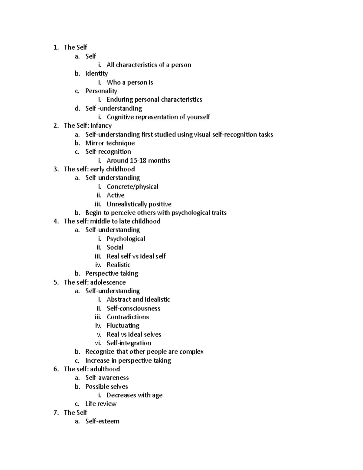 ch-11-notes-1-the-self-a-self-2-3-4-5-6-7-i-all