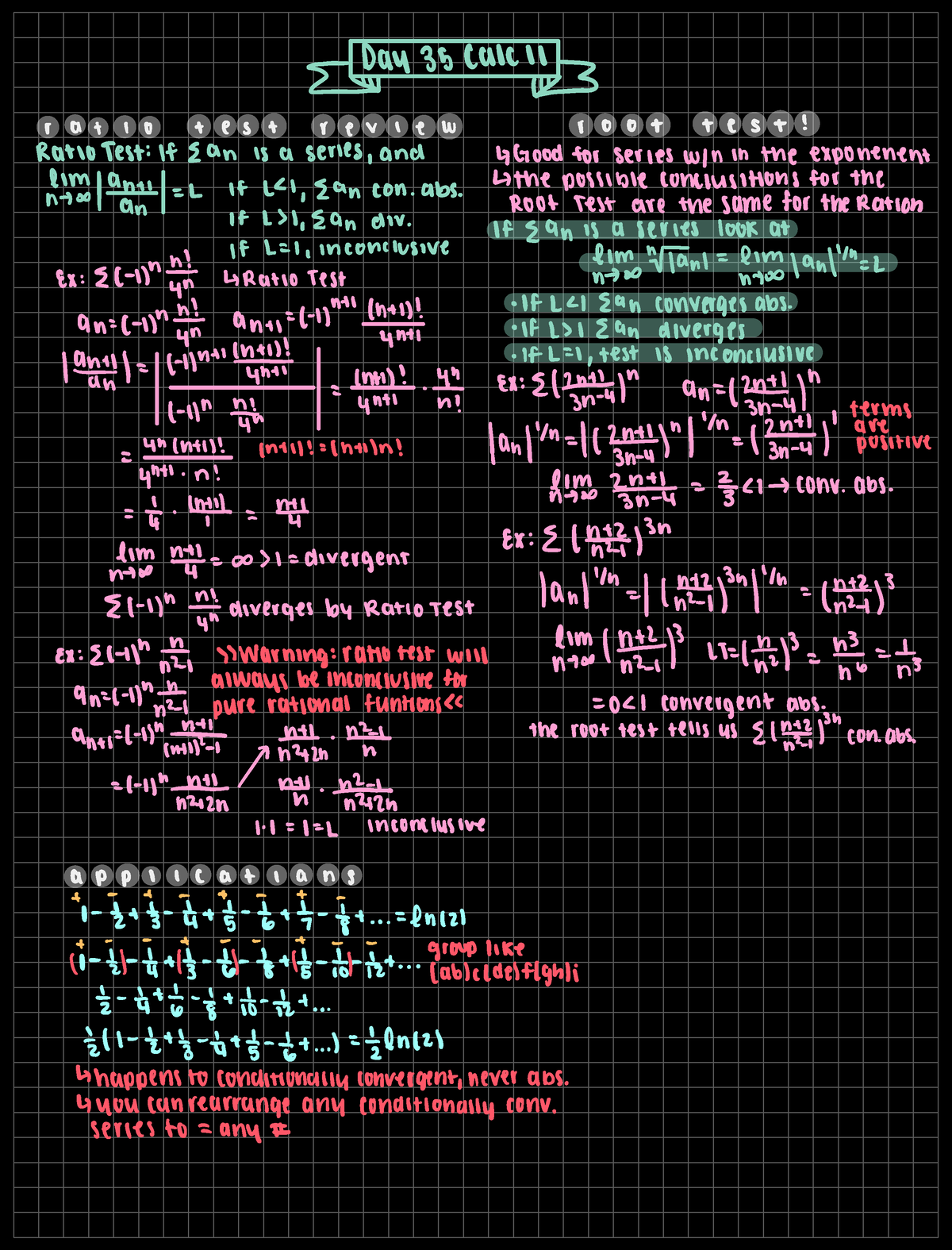 Day 35 Calc 2 2021 - Day ####### 35 Calc 11 Ex B Ratiottest if ...