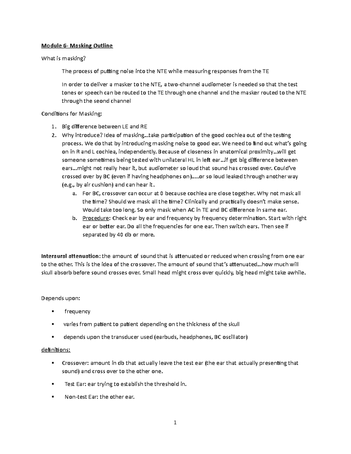 Module 6 Masking Outline - Module 6- Masking Outline What is masking ...