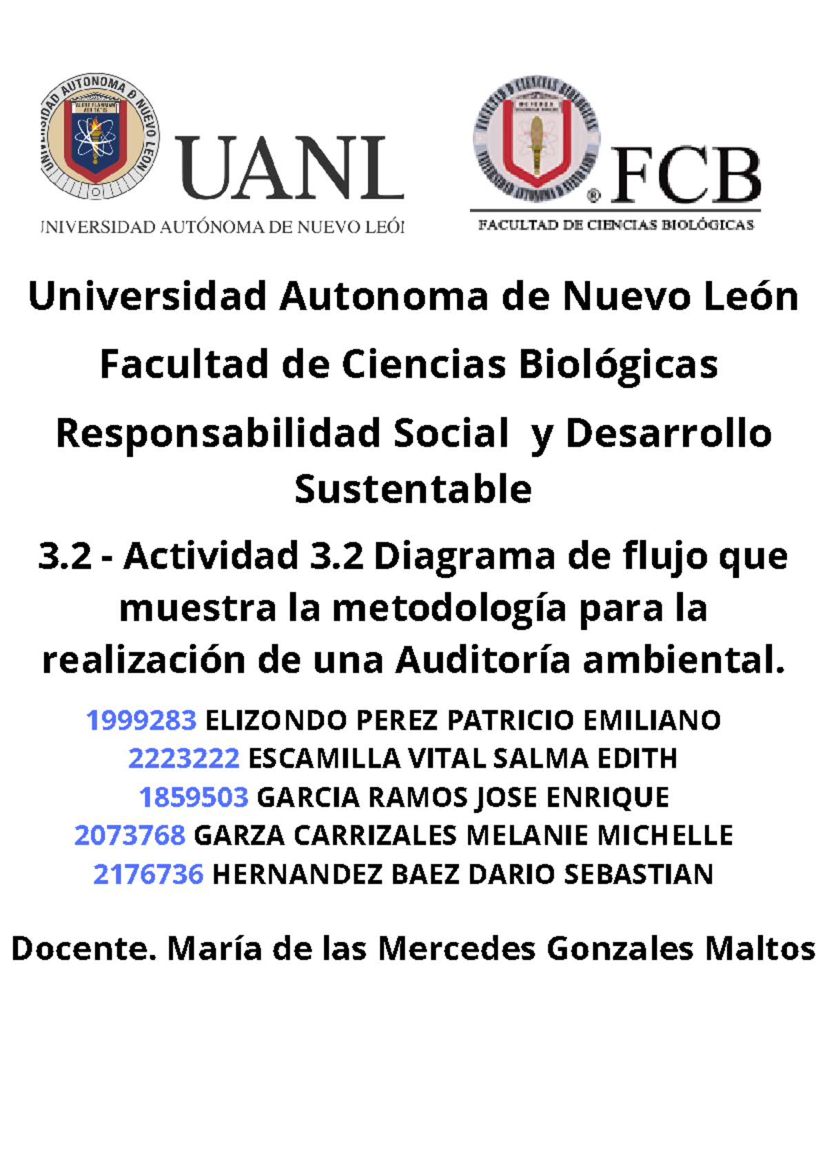 Diagrama DE Flujo - Universidad Autonoma de Nuevo León Facultad de ...