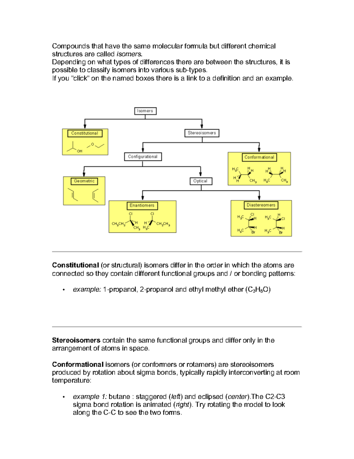 Unit 7 Stereochemistry Lecture Notes - Compounds that have the same ...