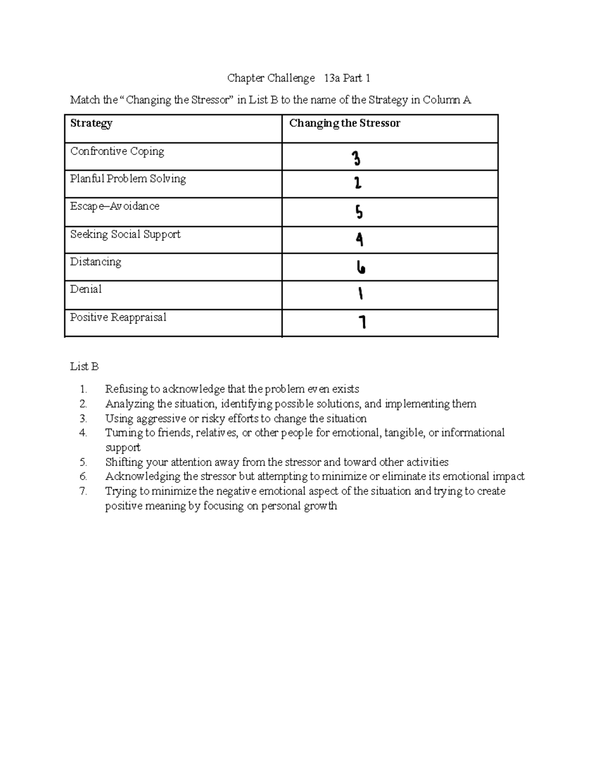 Chapter Challenge 13a Part 1 - Studocu