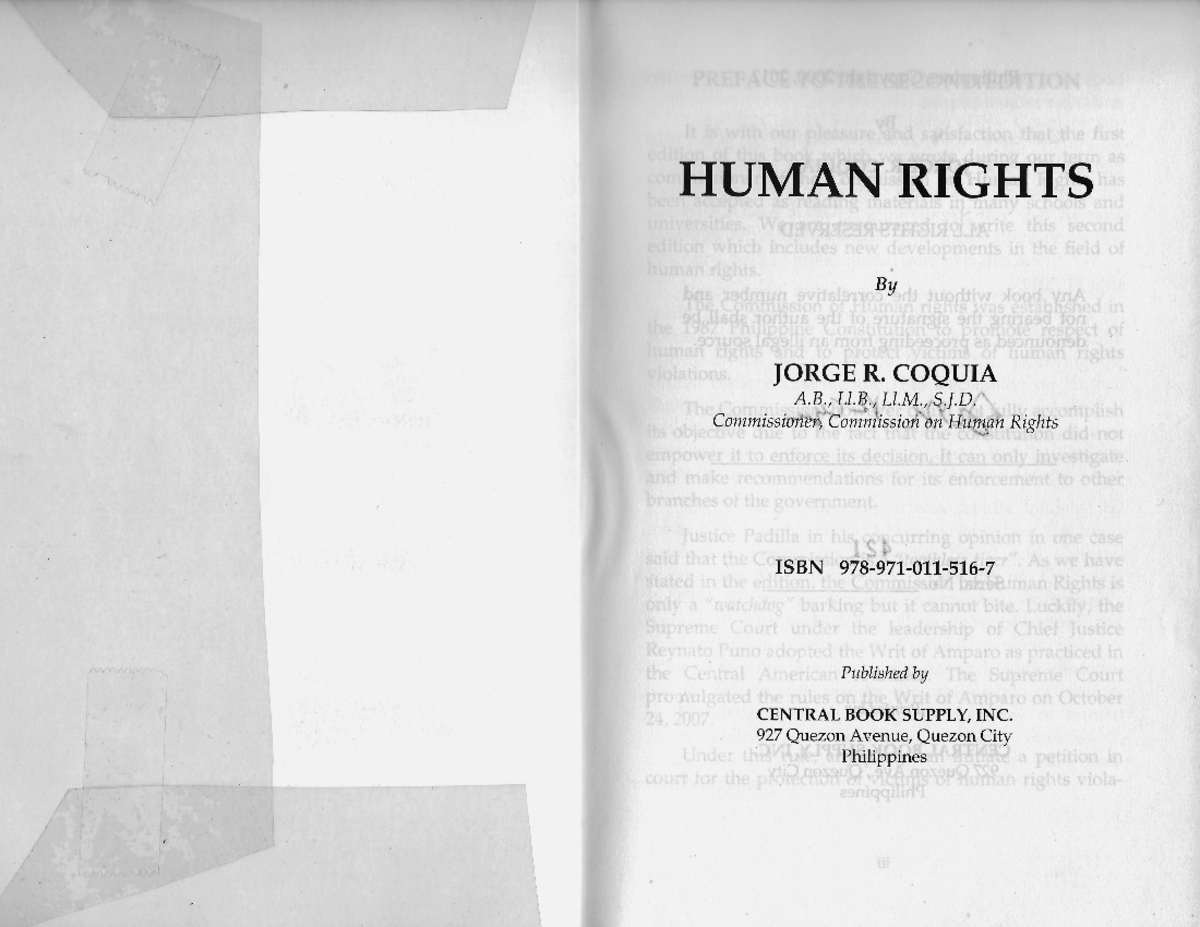(d) History, Theories and Sources of Human Rights - Obligations and ...