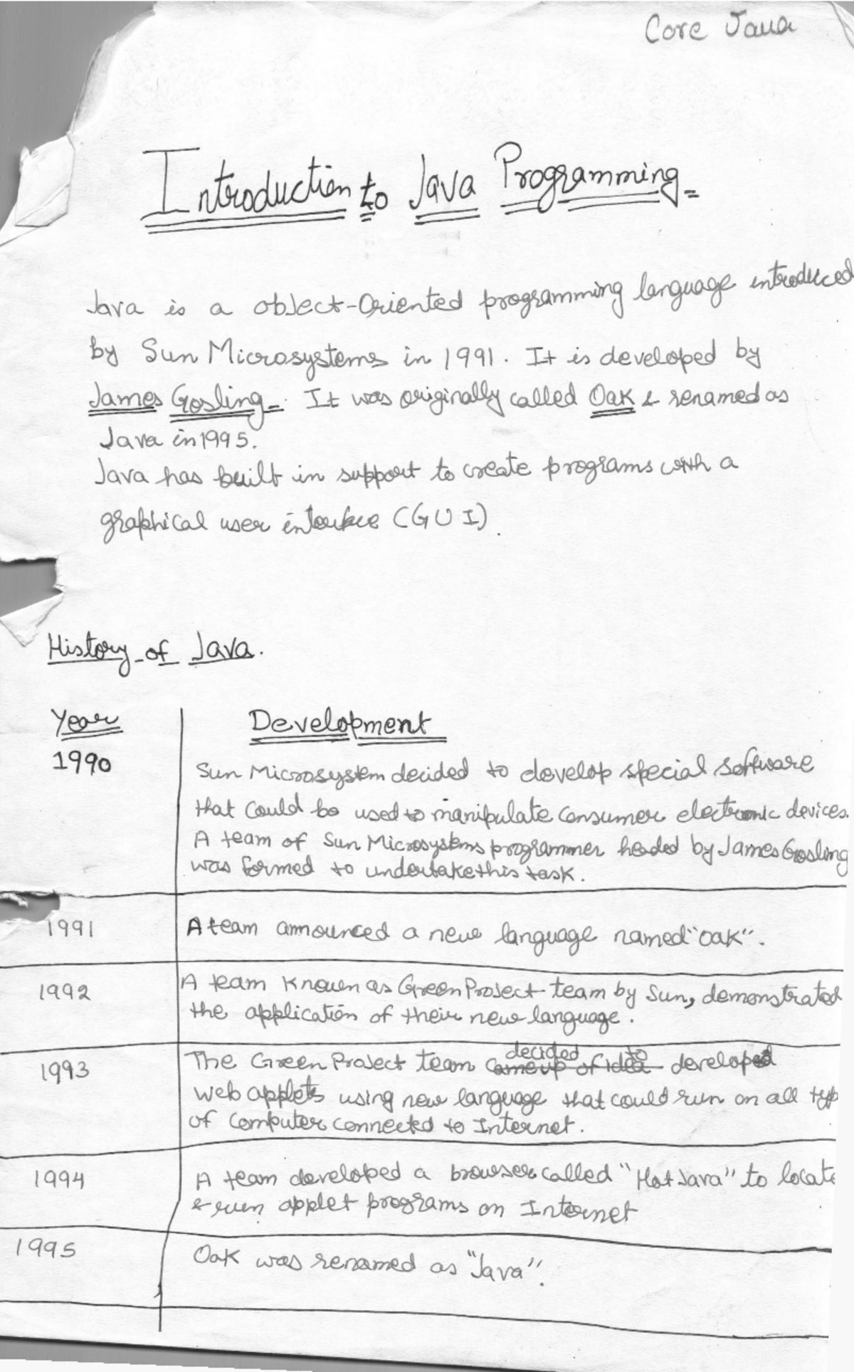Oop pdf 1 - college notes - Master of computer application - Studocu