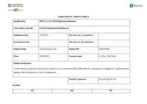 Bsbstr 602 - Assessment Task 1•final - Assessment Task 1 Develop ...