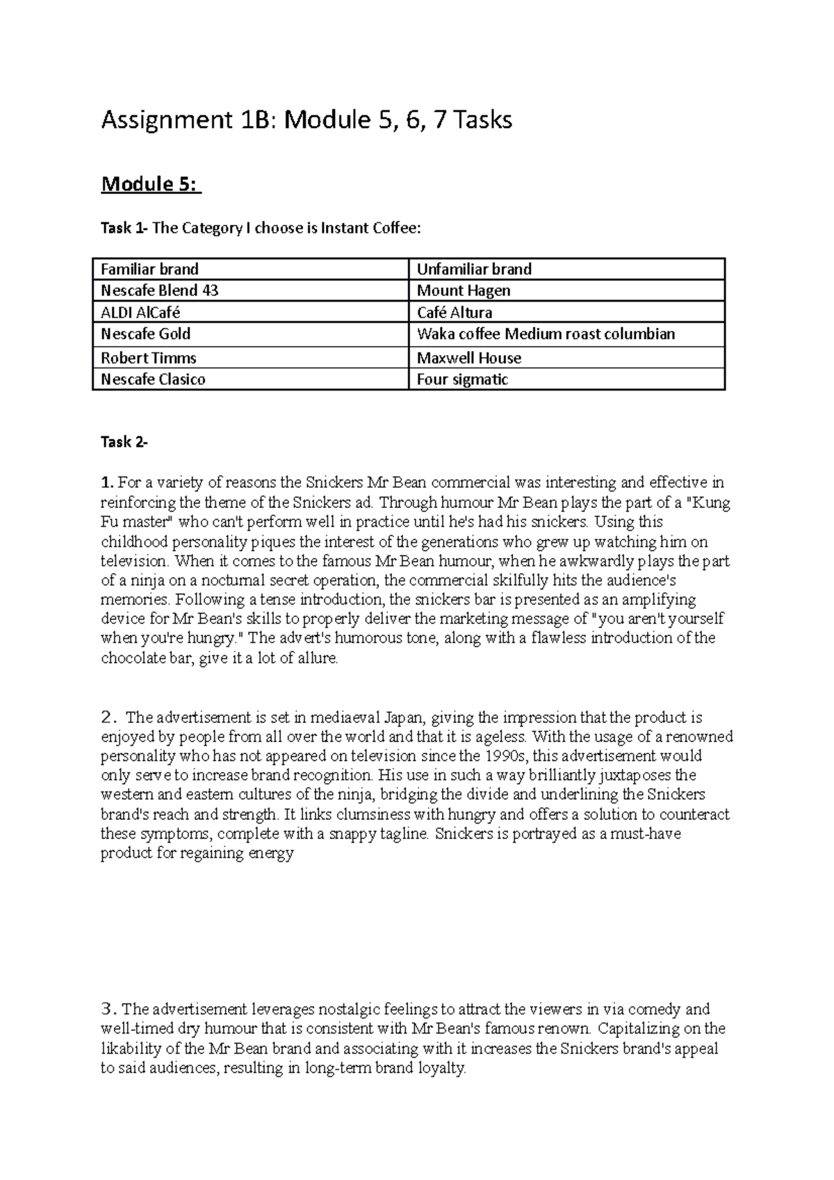 Assignment 1B- Module 5,6,7 Tasks - Assignment 1B: Module 5, 6, 7 Tasks ...