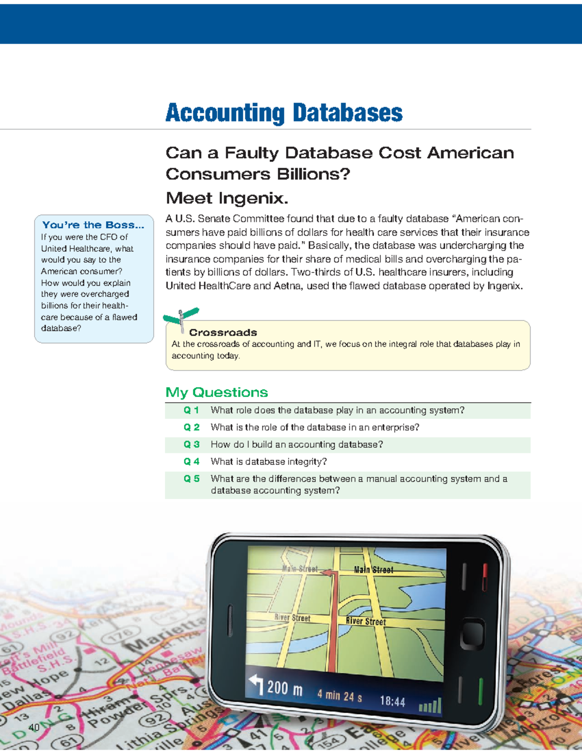 Chapter 2 Accounting Database - Can a Faulty Database Cost American ...