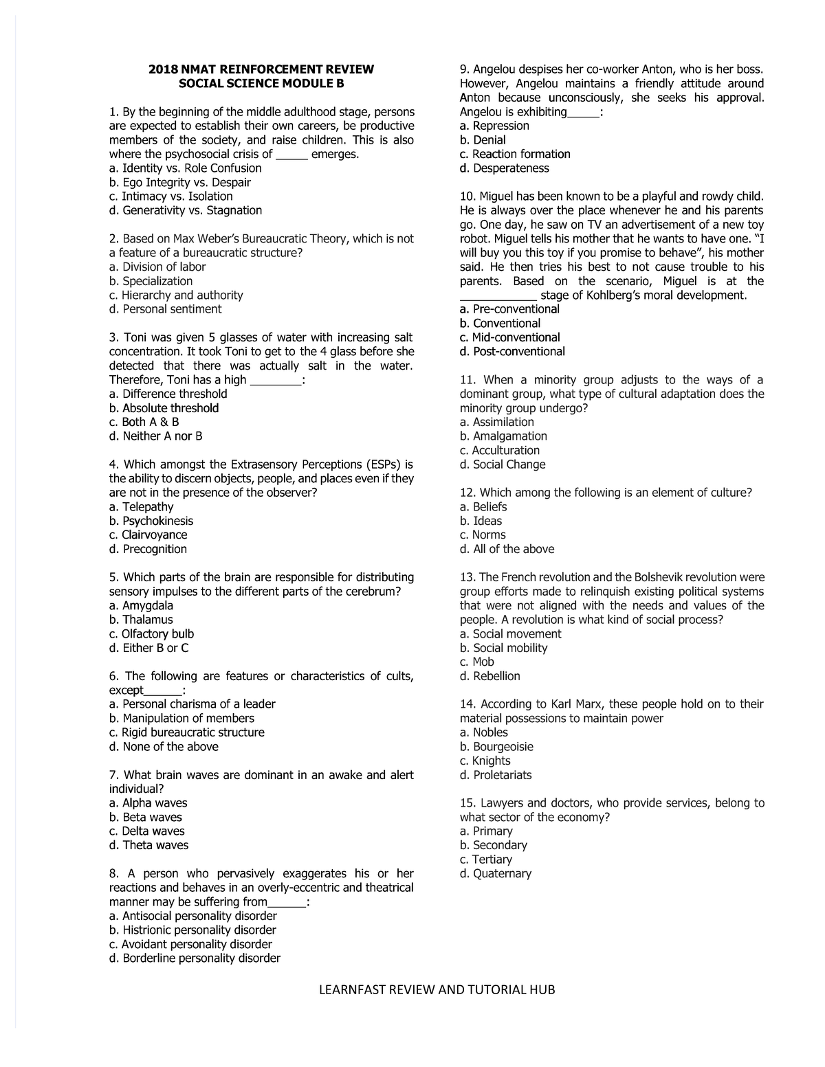 7 NMAT questions NMAT questionnaire LEARNFAST REVIEW AND TUTORIAL