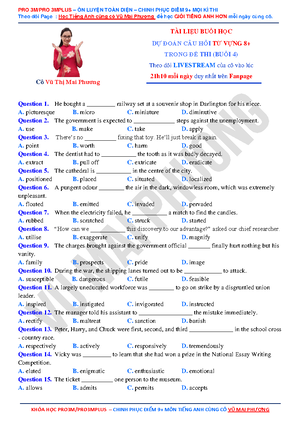 Exercises on inversion - EXERCISES ON INVERSION 1/ Exercise 1: Rewrite ...