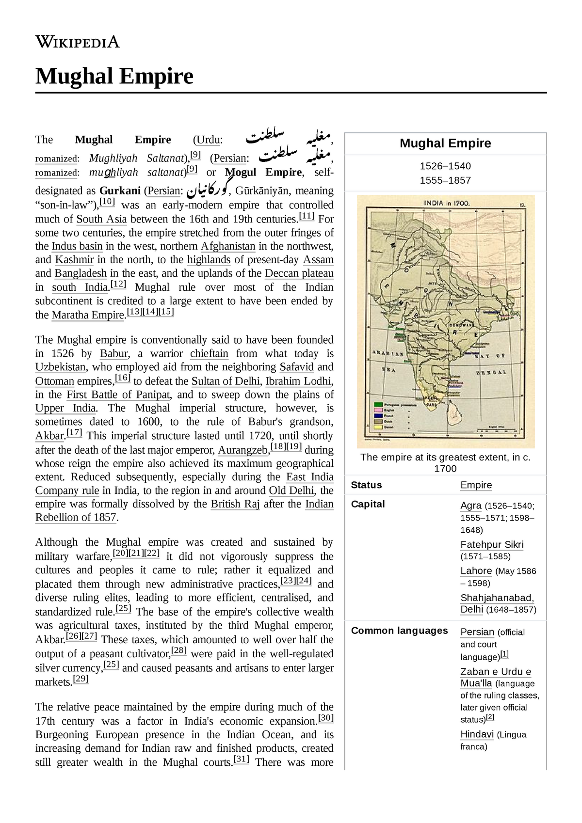 mughal-empire-lecture-notes-2-mughal-empire-1526-1555-status