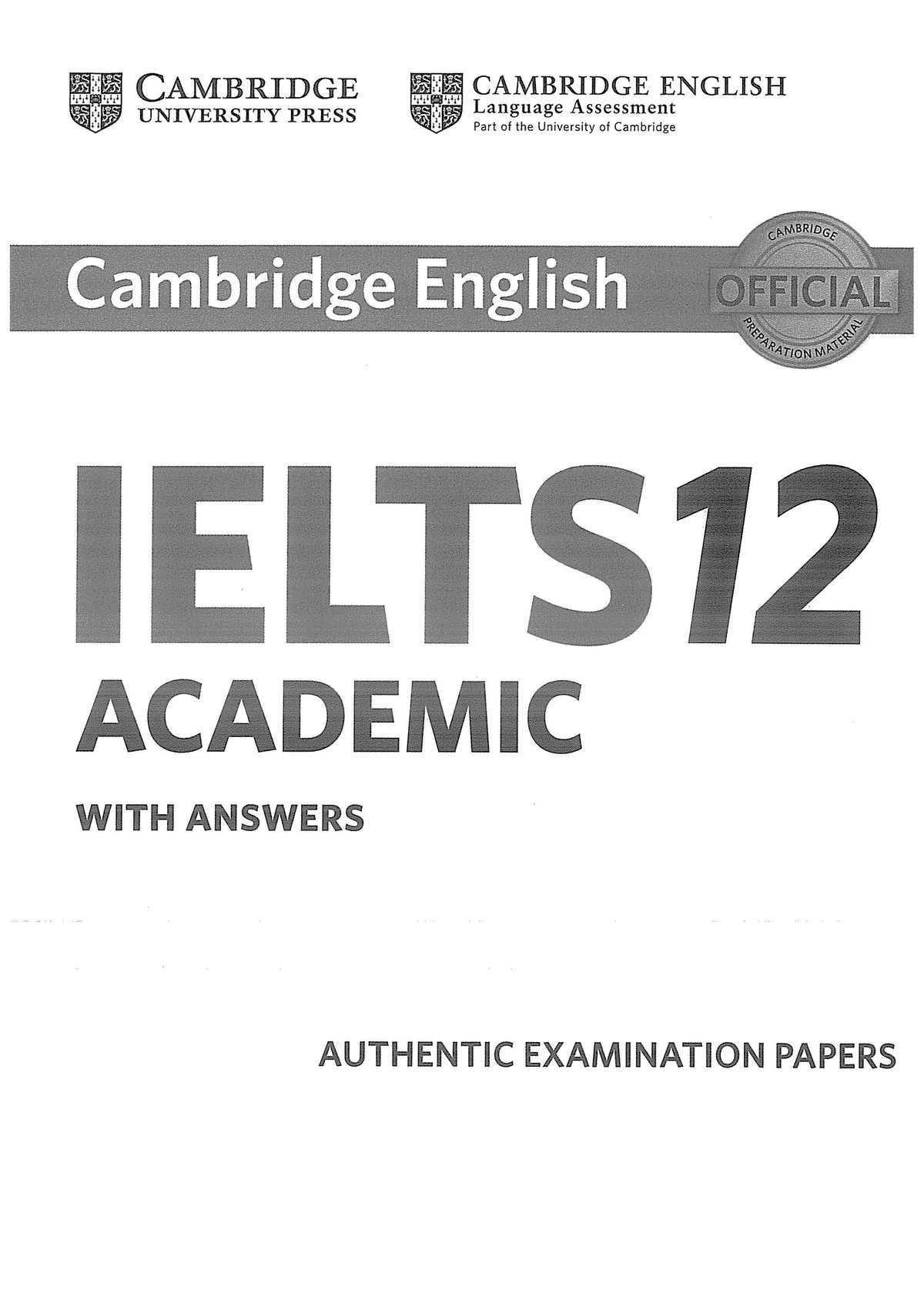Cambridge Ielts 12 with audio scripts - IELTS Reading - Studocu